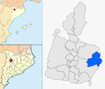  mapa de: Abella de la Conca
