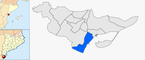  mapa de: Alcanar
