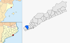  mapa de: Alella