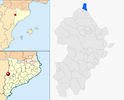  mapa de: Alfarràs