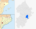  mapa de: Alfés