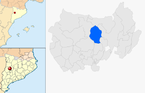  mapa de: Alòs de Balaguer
