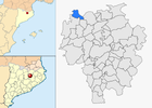  mapa de: Alpens
