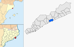  mapa de: Arenys de Mar
