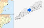 mapa de: Arenys de Munt