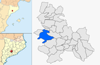 mapa de: Argençola