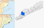  mapa de: Argentona