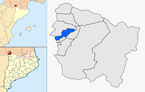  mapa de: Arres