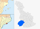  mapa de: Begues