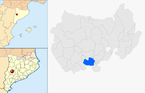  mapa de: Bellcaire d'Urgell