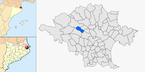  mapa de: Boadella d'Empordà