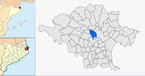  mapa de: Cabanes