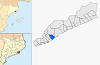  mapa de: Cabrera de Mar