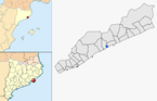  mapa de: Caldes d'Estrac