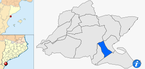  mapa de: Camarles