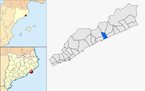 mapa de: Canet de Mar