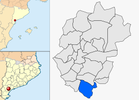  mapa de: Capçanes