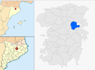  mapa de: Castell de l'Areny