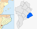  mapa de: El Pinell de Brai