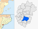  mapa de: Falset