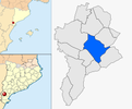  mapa de: Gandesa