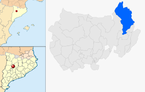  mapa de: La Baronia de Rialb
