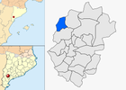  mapa de: La Bisbal de Falset