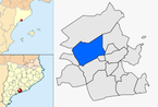  mapa de: La Bisbal del Penedès