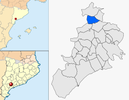  mapa de: La Febró