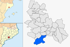 mapa de: La Llacuna