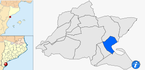  mapa de: L' Ampolla