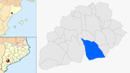  mapa de: La Pobla de Cérvoles
