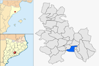  mapa de: La Torre de Claramunt