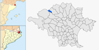  mapa de: La Vajol
