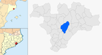  mapa de: Les Franqueses del Vallès