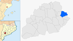  mapa de: L' Espluga Calba