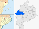  mapa de: Les Valls d'Aguilar