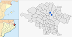  mapa de: Mollet de Peralada