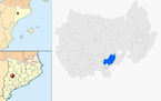  mapa de: Montgai