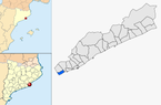  mapa de: Montgat