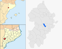  mapa de: Montoliu de Lleida