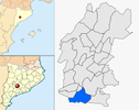  mapa de: Montoliu de Segarra