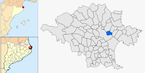  mapa de: Pedret i Marzà