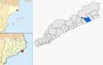  mapa de: Pineda de Mar