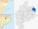  mapa de: Pont de Bar, el