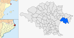  mapa de: Roses