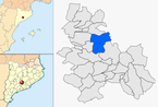  mapa de: Rubió