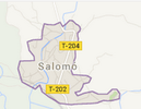  mapa de: Salomó