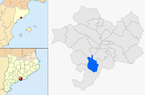  mapa de: Santa Margarida i els Monjos