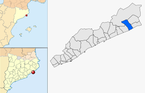  mapa de: Santa Susanna